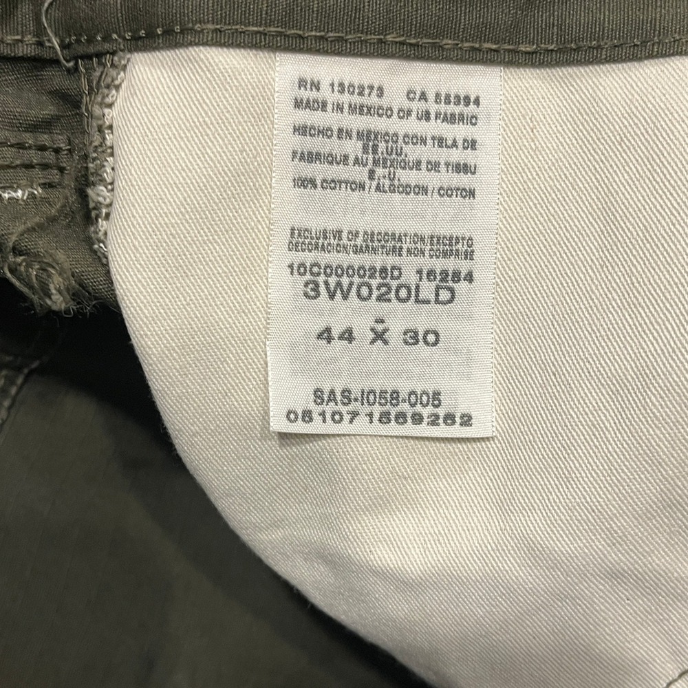 Wrangler Riggs Workwear Pants Mens 44x30 Green Ripstop Carpenter Utility 3W020LD - Picture 9 of 9